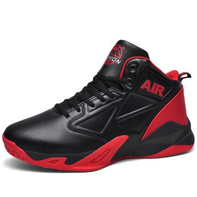 China Indoor. 2021 High Quality Outdoor Fitness Low Price Fashion Air Shoes Mens Waterproof Leather Training Sneakers Men's Basketball Shoes Big Size for sale