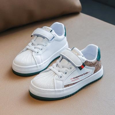 China High Quality Waterproof Comfortable Non-slip Soft Rubber Sole Child Sneakers White Indoor Outdoor Children School Sports Casual Shoes for sale