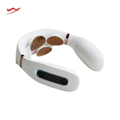 China NECK WYWD U Shape Portable Smart Neck Massager Electric Neck Massager With 5 Head for sale