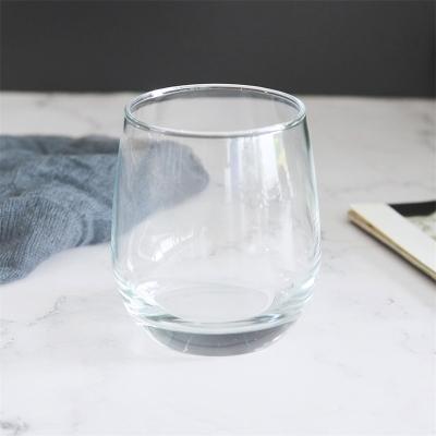 China Creative transparent whiskey cup glass goblet plated personalized red wine glass shot cup for sale