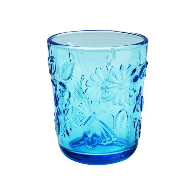 China Viable Cheap Glass Tableware Design Glass Cup Suction Mug for sale