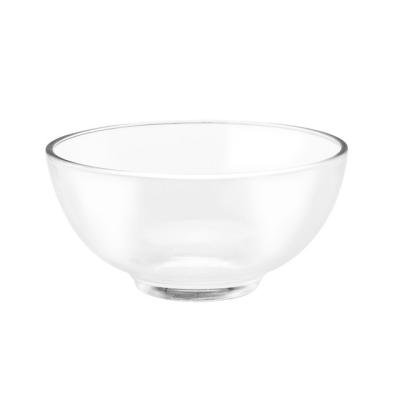 China Kitchen Viable Clear Dinner Noodle Bowl Glass Salad Bowl For Food Serving for sale