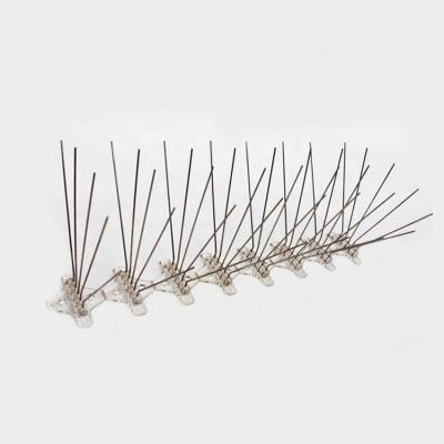 China Disposable Cheap Price Pigeon Stainless Steel Anti Bird Repellent Nails Self Adhesive Plastic Pest Control for sale