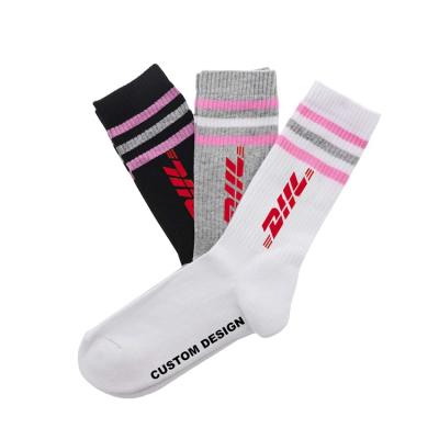 China Breathable NO MOQ FREE DESIGN & MOCK MAKE UP YOUR OWN Cotton Tennis Basketball Bamboo Tube Custom Logo Sock Elite Athletic Sports Socks for sale