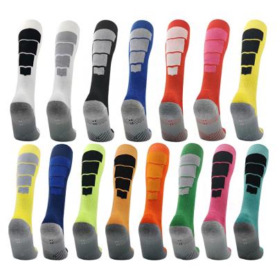 China QUICK DRY In Running Basketball Sports Men Running Custom Logo Grip Towel Bottom Thick Anti-slip Football Sports Socks for sale