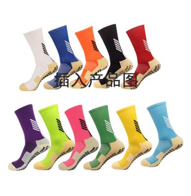 China Custom QUICK DRY Custom Crew Men's Anti Slip Cotton Bamboo Football Socks Embroidery Designer Logo Basketball Soccer Compression Cycling Socks for sale