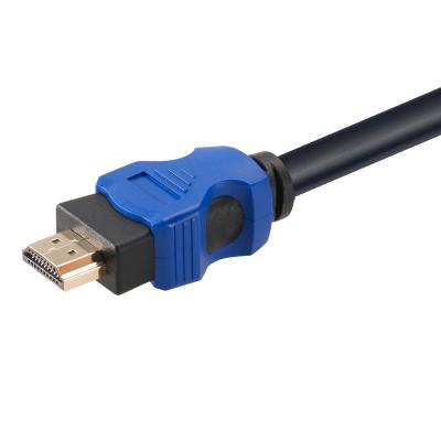 China Camera Wholesale Blue+Black Injection Molding HDMI Cable Electronic Cable Support 4k*2k 3d 2160P High Speed for sale