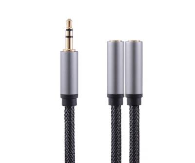 China Wholesale and good quality cheap car stereo 3.5MM to aux audio cable. of RCA Y of 2 RCA female splitter for sale