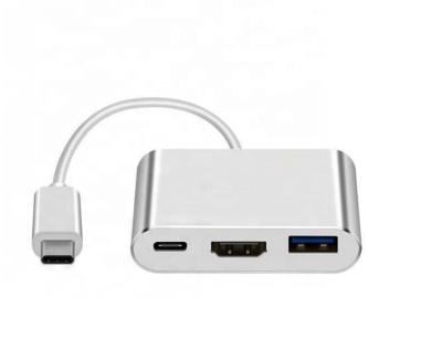 China Hot Selling High Speed ​​USB3.0 5Gbps Type-C to 3 in One Hub for Laptop to Gaming Entertainment for sale