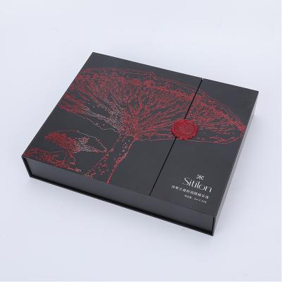 China Biodegradable Chinese Manufacturer Wholesale Custom Printing Gift Box Packaging Gift Box Luxury Black And White Magnetic Cardboard B for sale