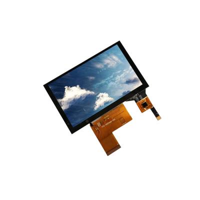 China PCT 5.0 Inch LCD Touch Screen All Free Viewing Angle 800 *480 Dots (RGB) Display Modules 120.7*75.8*5.0mm for sale