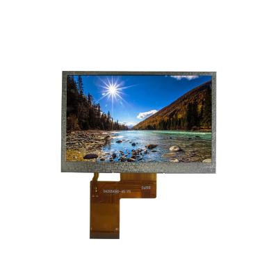 China Manufacturer Full Color TFT LCD Display 4.3inch RGB 800*480 Dots 300ints 4.3inch for sale