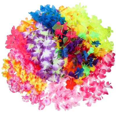 China Decorate Factory Wholesale Hawaiian Garland, Colorful Sunflower Garland, Special Garland For Polynesian Masquerade Dance Performance for sale