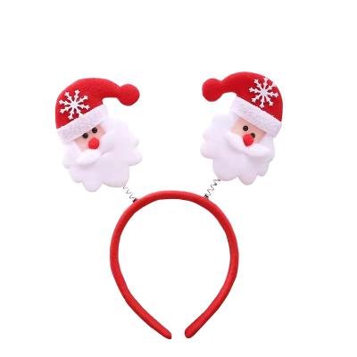 China Party Christmas Festive Show Ornaments Funny Spring Doll Headband Children's Gifts for sale