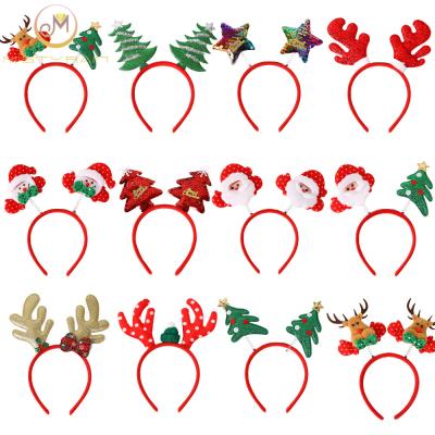 China Wholesale New Party Christmas Headband Santa Claus Elk Christmas Tree Headband for sale