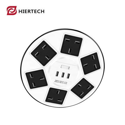 China Flame Retardant ABS+PC Electrical Switch Socket With USB Port for sale