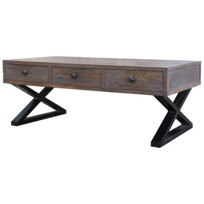 China Rustic Wood Collected Natural Coffee Table (Other) Adjustable Antique Porcelain Vintage for sale