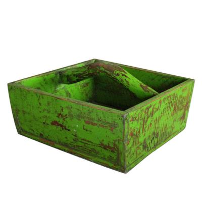 China Traditional Chinese Furniture Factory Reclaimed Furniture Rustic Reproduction Wooden Bucket Decorative Recycled Elm Wood Bucket for sale