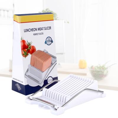 China Viable Universal Luncheon Meat Slicer Kitchen Tool For Soft Fruit Or Canned Meats Slicer Spam for sale