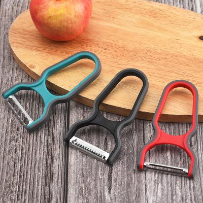 China Sustainable Kitchen Dedicated Full Set U Shape Vegetable Potato Peeler Paring Knife for sale