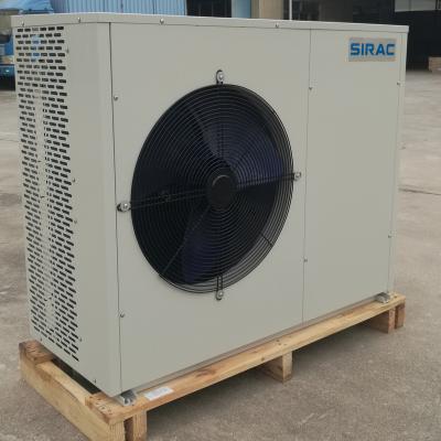 China Outdoor inverter heat pump, R32 air to water inverter heat pump, -25C high efficient air source heat pump for sale