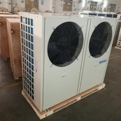 China High EVI Heat Pump Outdoor Efficient Low Temperature -28C Home Central Water To Heat Pump for sale