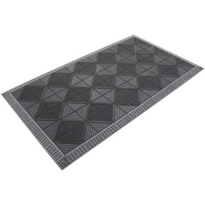 China Entrance Mats Covers Non Slip Washable Plastic Anti-Slip Interlocking Outdoor Mats For Bath Door Floor Kitchen Bathroom Bar Mats PVC for sale