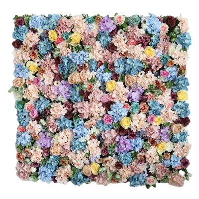 China Resup Party FW-G12 40*60cm Panel Artificial Backdrop Mat Wedding Decoration Flower Wall for sale