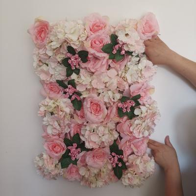 China Resup Party FW-G9 40*60cm/panel Artificial Backdrop Mat Wedding Decoration Flower Wall for sale