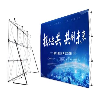 China Durable Multiple Sizes Show Flower Stand Background Artificial Flower Wall Panel Frame Aluminum Iron for sale