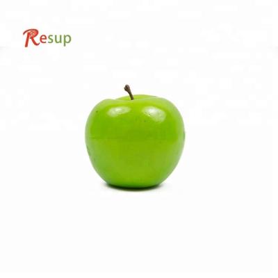 China 100% 8cm PLASTIC Dia Green Apple Artificial Fruits and vegetables for decoration for sale