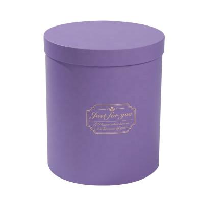 China Decoration 3 Sizes Hug Bucket Gift Round Preserved Roses Cylinder Packaging Flower Box For Bouquets for sale