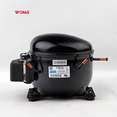 China Zanussi Zel GTM93AD 115V/60Hz R134a Small Lubricated Refrigeration Refrigerator Compressor Lightweight Commercial Compressor for sale