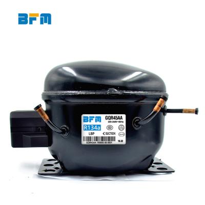 China BFM GQR45AA 220/240V/50Hz GQR45AD 115/60Hz GQR45AG R134a Lubricated Refrigeration Compressor For Refrigerator for sale