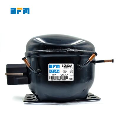 China BFM GQR60AA 220/240V/50Hz GQR60AG 220-240V/50~60Hz GQR55AD 115/60HZ R134a Lubricated Refrigeration Compressor For Refrigerator for sale