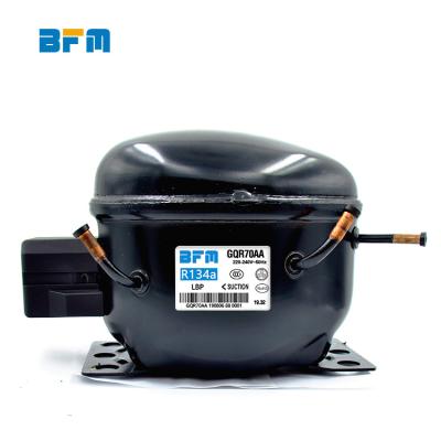 China BFM GQR70AA 220/240V/50Hz GQY70AD 115/60Hz GQR70AG 220-240/50~60HZ R134a Lubricated Refrigeration Compressor For Refrigerator for sale