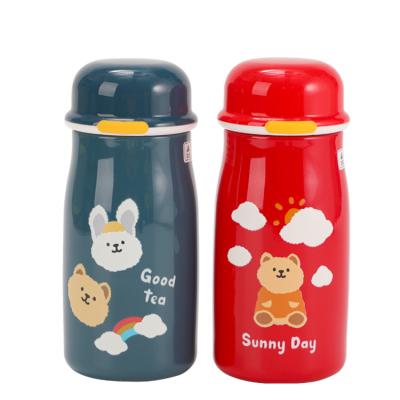 China LATTLIV PORTABLE Cartoon Design Insulated Stainless Steel Vacuum Bottle 300ml Double Wall Water Bottles Drinkware Vacuum Flask For Kids for sale