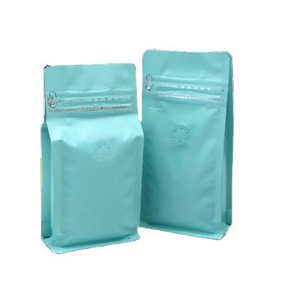 China Wholesale Safety Coffee Bag Packaging With Valve Drip Flat Bottom Coffee Bean Pouch Bag Coffee Bean Packaging Bags for sale