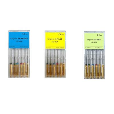 China Niti Dental Regional Motor Dental Root Cannal Reamers for sale