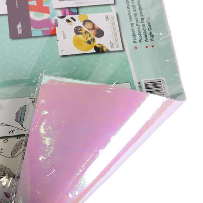 China Modern Blank Printed PVC Exercise Book Covers School Note Custom Make Size Plastic Book Cover for sale