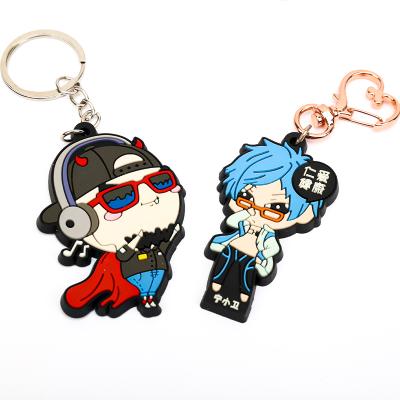 China Silicone 2D Key Chain / 3D PVC Key Chain / 3D Soft Key Chain / 3D Key Ring for sale