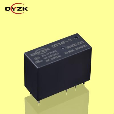 China Sealed 24 Voltage 2 * SPDT Rating Load 5AMP 250VAC 5A 30VDC 8 Pins 0.54W Alternative To HF14FF Power General Purpose Relay en venta