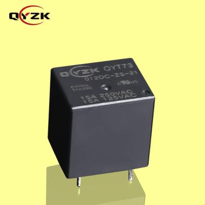 中国 15A Contact Capacity 12 Volt SPDT 15A 250VAC 15A 125VAC 5 Pin 0.36W Changeover Alternative To hf21ff 0241dt Relay Switching Current Up To 15A Power Relay 販売のため