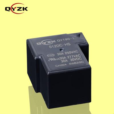 China 4/5pins 6pin SLA-12V DC24V 48V AC110V 220V 30A 40A 50A 60amp jqx 15f dpdt SPDT JQX-15F T90 T91 T92 high power sealed relay for sale