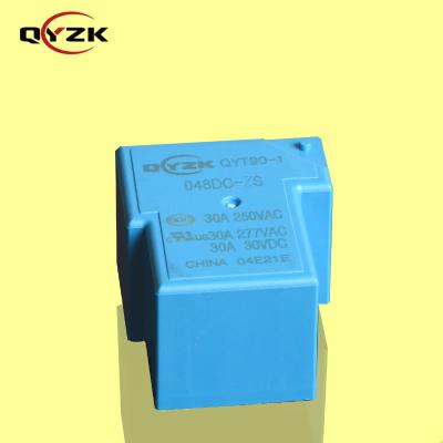 China 48VDC SPDT Rating Sealed Load 30AMP 250VAC 30A 30VDC 5 Pins 0.9W Alternative to 953G General Electric Power Relay for sale