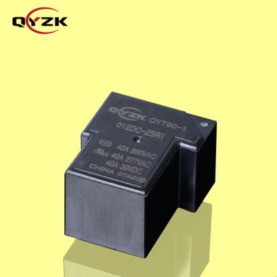 China 12V Sealed DC SPDT Rating Laod 40AMP 250VAC 40A 30VDC 5 Pins Feet 1.6W Wide Alternative To T90 Gen Purpose Relay for sale