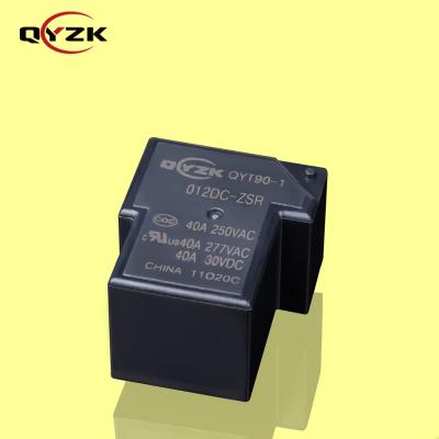 Китай 12VDC SPDT Sealed Rating Laod 40AMP 250VAC 40A 30VDC 5 Pins 0.9W Alternative to SLA-05 T Shape Refrigerator Power Relay продается