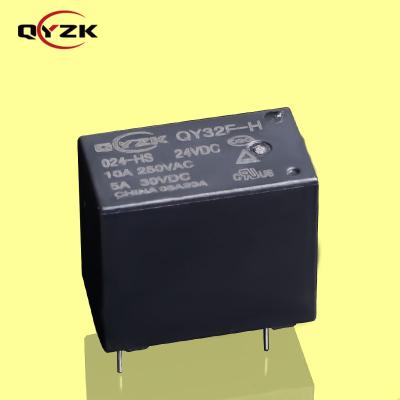 China 24V Sealed Contact 24V Form SPST-NO (1 Form A) 10amp 250VAC 10A 30VDC 4 Pins 0.45W alternative to universal hf32F wifi control power relay for sale