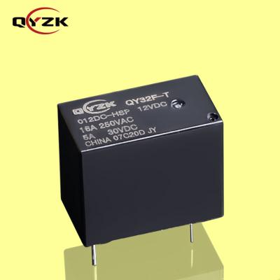 China 12 SPST-NO Voltage Rating Sealed Load 16amp 250VAC 5A 30VDC 4 Pins 0.2W Alternative to HF32F Smart Speaker Subminiature Relay for sale