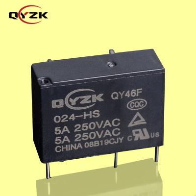 China 24V SPST-NO 7AMP 250VAC 7A 125VAC 4pin 0.2W sealed micro alternative to G5T, LD, FTR-F3 protection device microwave ovens power relay for sale